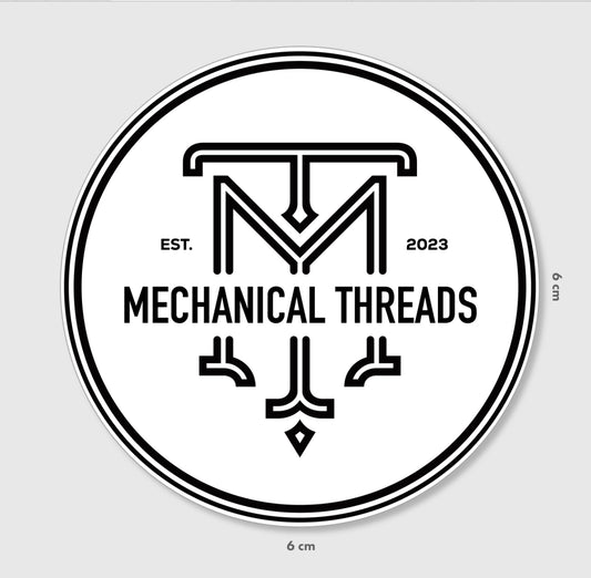 Mechanical Threads Classic Sticker